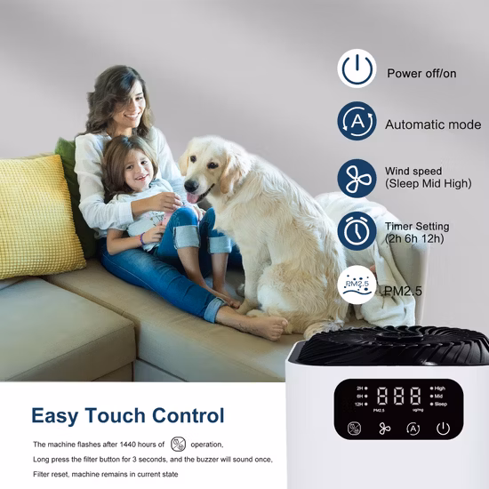 工場OEMホームHEPAフィルター空気清浄機アロマディフューザー